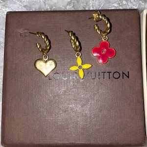 Louis Vuitton Earrings Set of 3